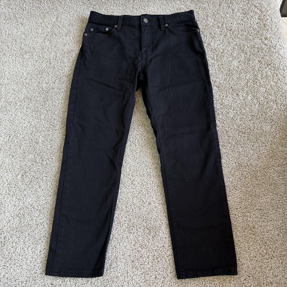 Banana Republic Traveler Jeans Mens 29x32 Dark Wash Black Denim Slim Stretch